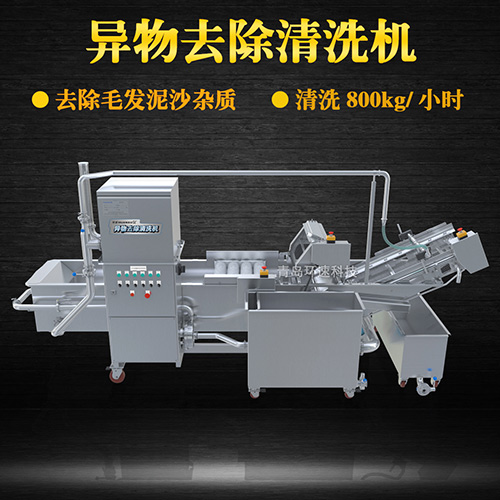 果蔬物料清洗機(jī)，氣泡清洗，清洗800kg小時(shí)