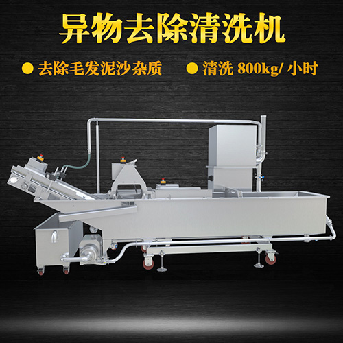 環(huán)速商用果蔬清洗機，氣泡清洗，清洗800kg小時